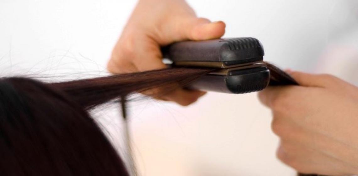 Как выпрямить волосы утюжком для волос Как закрепить выпрямленные волосы